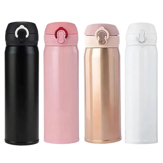Garrafa Térmica 500ml Garrafa Espacial Quente & Frio Com Isolamento De Inox Grande Capacidade