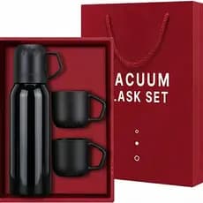 Kit Presente Executivo Copo Térmico 600ml Inox - Quente e Frio