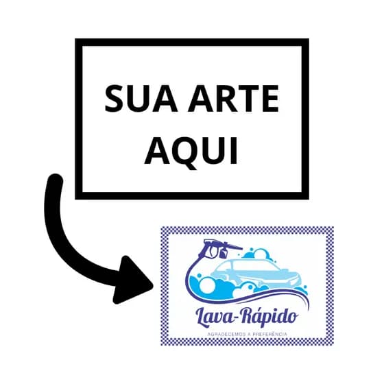 Tapete de Papel para Carro Lava Rápido Lava Jato Estética de Limpeza Personalizado