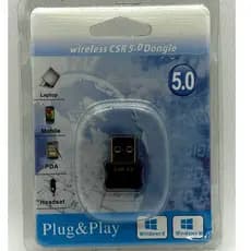 Adaptador Bluetooth 5.0 USB Dongle Receptor Transmissor PC Notebook