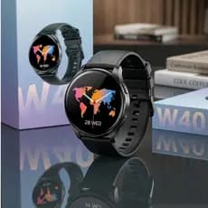⌚ Smartwatch W40 Series - Design Premium Circular & Notificações em Tempo Real
