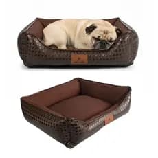 Cama Pet Courino Caminha Para Cachorro e Gatos Impermeável lavável Elegante Premium