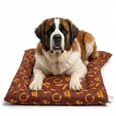 Cama Pet Colchonete Colchão  Cachorros Grandes  Poliéster Resistente  Reforçado Lavável 103 M x 62 CM