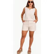 Conjunto de Linho Feminino Leve e Fresco – Conforto Ideal para os Dias Mais Quentes