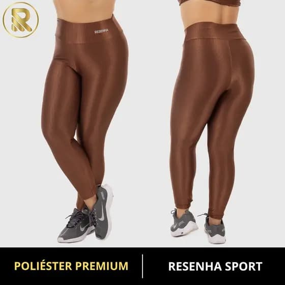 Calça Legging Fitness Plus Size Poliéster Conforto Academia Treino Tamanho Grande Resenha Sport