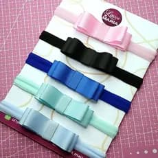 Kit de 5 Faixas para Bebê com Lacinhos – Tiara para Bebê – Acessórios de Cabelo para Bebê – Maternidade