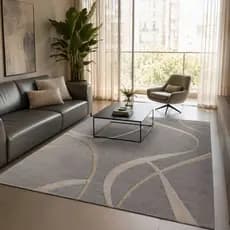 Ofeel Tapete Moderno Sala Quarto Premium Impermeável Antiderrapante Macio Fácil Limpar Decoração Casa