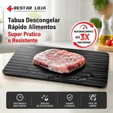 BESTAR LOJA  Tabua Descongelar Rápido Alimentos Super Pratico e Resistente