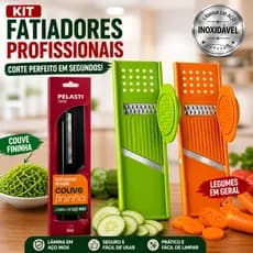KIT FATIADOR MAX + FATIADOR/DESCASCADOR COUVE FININHA