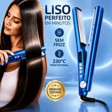 Chapinha Titanium 450F Bivolt Prancha Alisamento Rápido Controle Temperatura Sem Frizz Cabelo Liso