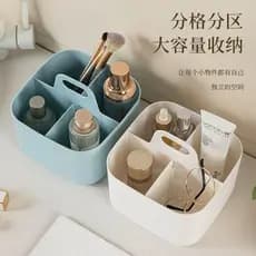 Organizador Mesa Caixa Armazenamento Materiais Arte Cosméticos