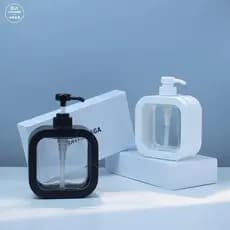 Porta Sabonete Líquido 300ml – Dispenser Recarregável Minimalista para Banheiro, Cozinha ou Lavabo