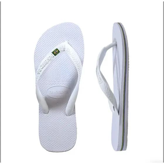 Chinelo Borracha Dedo Unissex Tradicional 3 Listras Bandeira Brasil