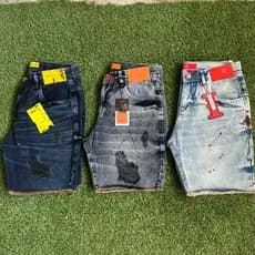 KIT 3 Peças Bermuda Jeans Masculina Jogador Curta