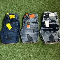 Bermuda Jeans Masculina Jogador Kit 3 Peças
