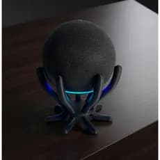 Suporte para Echo Dot Geração 4 e 5 100mm, Apoio De Mesa para Alexa