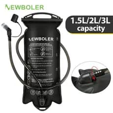 NEWBOLER Bexiga De Água Reservatório Hidratação Pacote Saco De Armazenamento BPA Livre-1.5L 2L 3L Correndo Colete Mochil