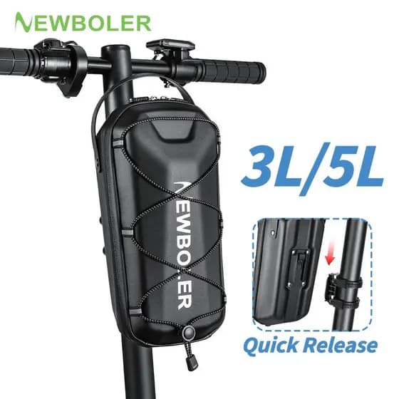 NEWBOLER Scooter Elétrico Saco Acessórios Do Veículo À Prova Dwaterproof Água Frente Da Bicicleta Peças