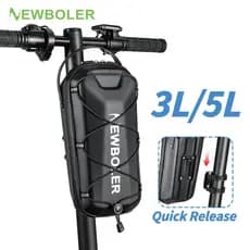 NEWBOLER Scooter Elétrico Saco Acessórios Do Veículo À Prova Dwaterproof Água Frente Da Bicicleta Peças