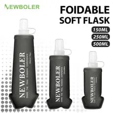 150/250/500ml TPU Garrafa Esportiva Ao Ar Livre Dobrável Macia Bebida De Água Para Correr Acampamento Caminhadas Bicicle