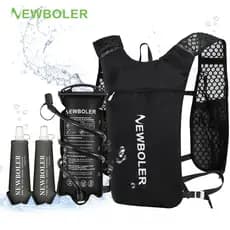 NEWBOLER Respirável Hidratação Colete Trilha Correndo Mochilas Leve Ciclismo Correr Jogging Maratona Mochila Equitação E