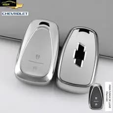 Capa de Chave Inteligente Chevrolet de 2/3/4/5 Botões, Adequada para Onix/Cruze/Sonic, Chaveiro de TPU MIVX