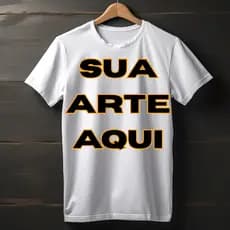 Camiseta Camisa Unisexx com sua Foto Logo e Texto