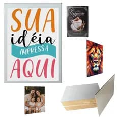 Placa MDF para decoração com sua Ideia com Suporte
