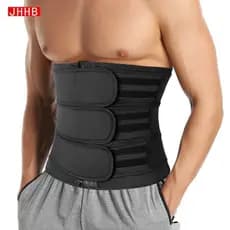 Cinta Modeladora de Neoprene JHHB para Homens, Cinta de Treino para Sauna, Cinta Redutora de Cintura para Perda de Peso