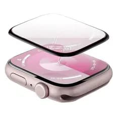 KIT 3 Película Protetora para Relógio Apple Watch Cerâmica 3D Smartwatch 38 40 41 42 44 45 46 49mm