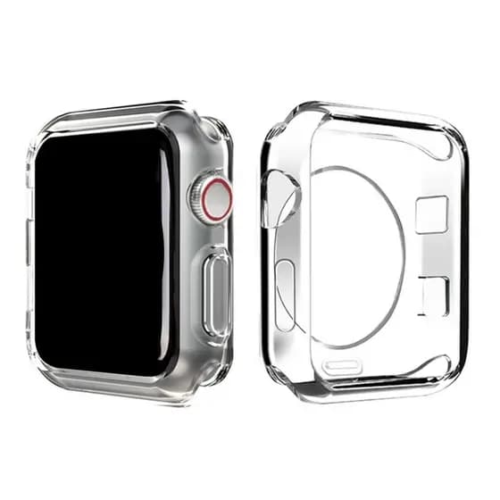 Capa Capinha Transparente Case Para Relógio Apple Watch 40mm 38mm 41mm 42mm 45mm 49mm Ultra  Macio  Capa  Protetora Case