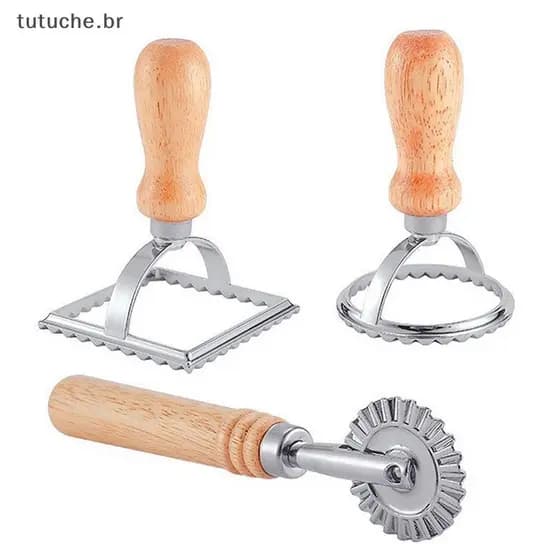Conjunto de Cortadores de Ravioli TU, Kit de Fixação para Cozinha, Ferramenta de Moldagem BR