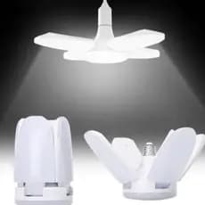 Lâmpada Led 80W/60W Pétalas Girassol Dobrável 6500k Ajustável Super Branco Bivolt Multifuncional