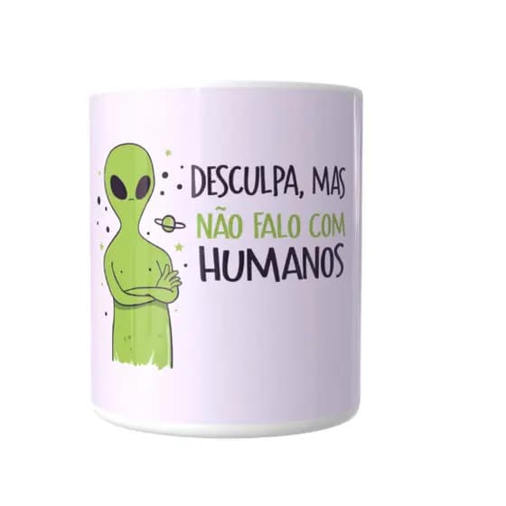 Caneca Personalizada 325ml Meme E.T