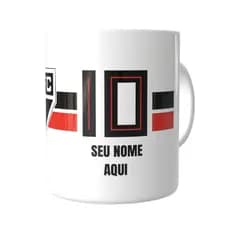 Caneca Personalizada 325ml Time São Paulo com nome