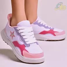 Tenis masculino e feminino cores vibrantes confortavel  e macio para passeio  dia a dia escolar