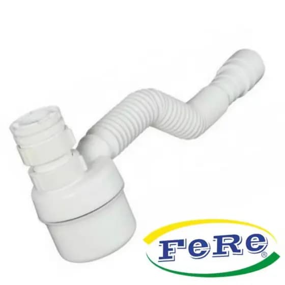 Sifão Sanfonado Flexível ( COPO ) Universal | Fere Pias Tanques Lavatórios
