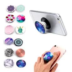Kit 6 Suporte De Mão Dedos Para Celular Selfie Pop Clip C...
