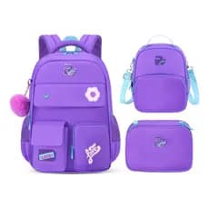 Kit 3 Mochila Grande + Mini Mochila + Bolsa Mão Conjunto Versátil para Estudantes Viagem Escola Reforçada Notebook Bolsa