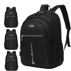 Mochila Escolar Unissex Grande Impermeável com Compartimentos Múltiplos para Notebook Viagem Trabalho