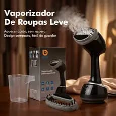 Passadeira A Vapor Portátil Vaporizador Ferro Luxo 127V roupas estofados e cortinas sem amassados