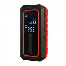 Compressor de Ar 120W Portátil com Função Chupeta Auxiliar de Partida Digital LED Bomba de Ar Automotiva Multifuncional