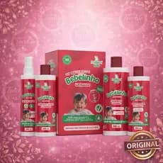 Kit Infantil Bebelinho BIO INSTINTO Para Cabelo e Corpo - Shampoo, Condicionador, Sabonete e Colônia