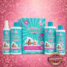 Kit Infantil Bebelinho Algodão Doce BIO INSTINTO O4 itens, Shampoo, Condicionador, Sabonete, Colônia