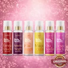 KIT 12 Body Splash BELKIT Feminino - 200ml - Alta fixação - Vibrante - Floral - Frutado - Amadeirado