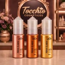 Spray Iluminador MISS LARY Corpo e Rosto Glow Brilho Festa Maquiagem Glow Radiante Instantânea