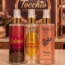 Body Splash Arabe CHARMELLE FEMININO 200ML Desodorante Corporal Alta Fixação Perfume Colonia