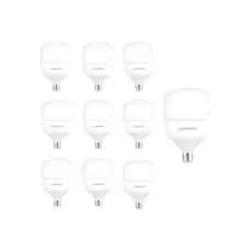 Kit 10 Lâmpadas de Led Alta Potência 50W Bivolt Branco Frio Lumanti