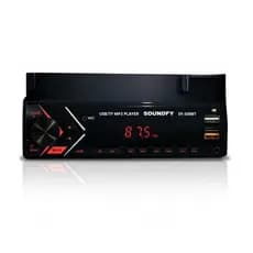 Rádio Som Automotivo Bluetooth Soundfy SY500 Suporte Celular USB Duplo