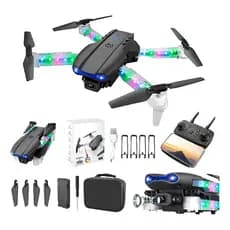 E99 Controle De Tela 4k Drone Hd Com Câmera Única E Fluxo Preto
